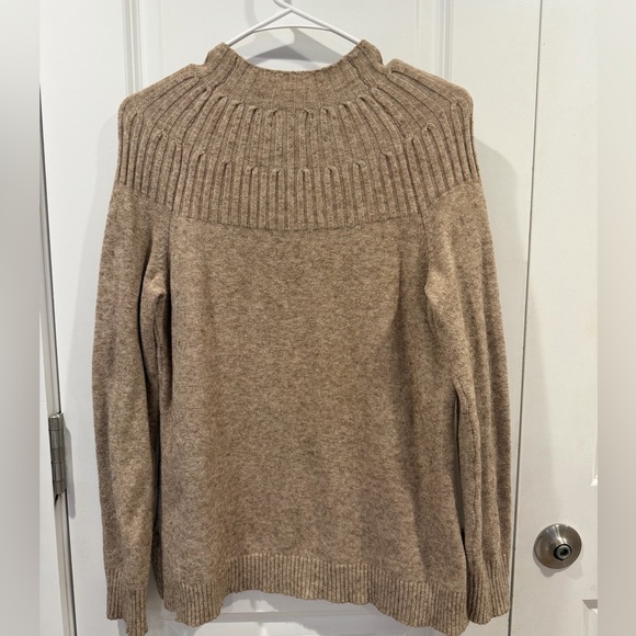 Anthropologie Cozy Tan Women's Sweater - Picture 7 of 8